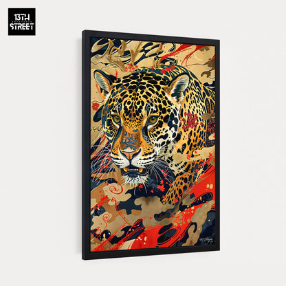 Miss Jungle - Stealthy Stalker - Canvas 40x60x2cm
