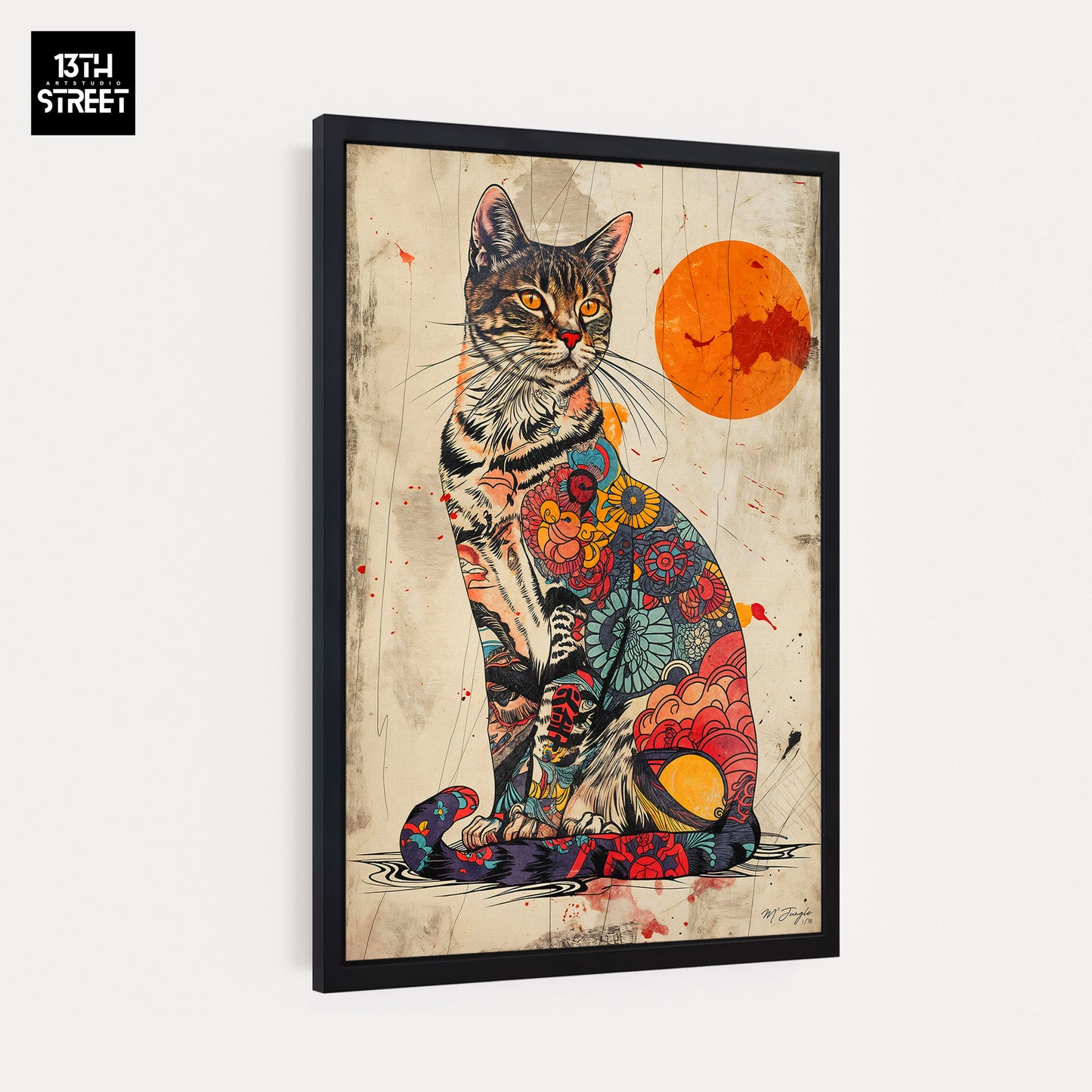 Miss Jungle - Wild Hunter - Canvas 40x60x2cm