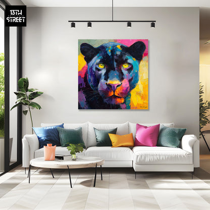 Miss Jungle - Mystère incandescent - Toile