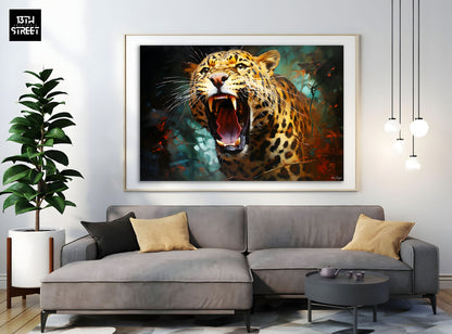 Miss Jungle - Roaring Protector - Canvas