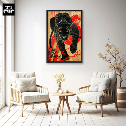 Miss Jungle - Dark Spirit - Canvas 40x60x2cm