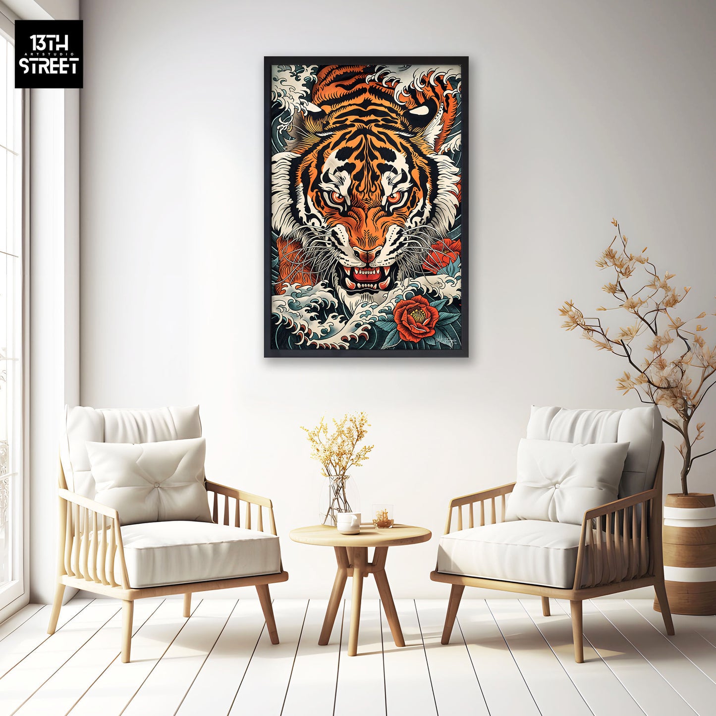Miss Jungle - Imperial Tiger - Canvas 40x60x2cm