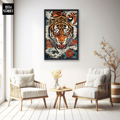 Miss Jungle - Imperial Tiger - Canvas 40x60x2cm