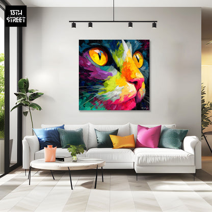 Miss Jungle - L’élégance silencieuse - Toile