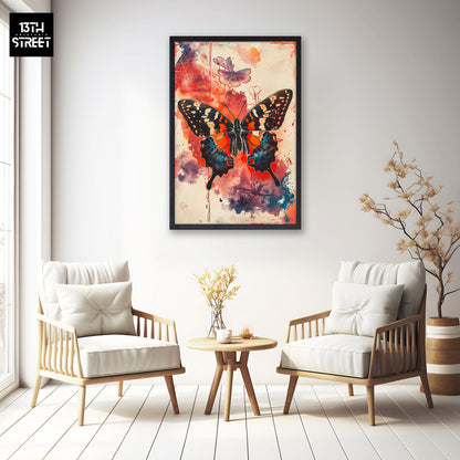 Miss Jungle - Messenger of the Celestial Gardens - Canvas 40x60x2cm