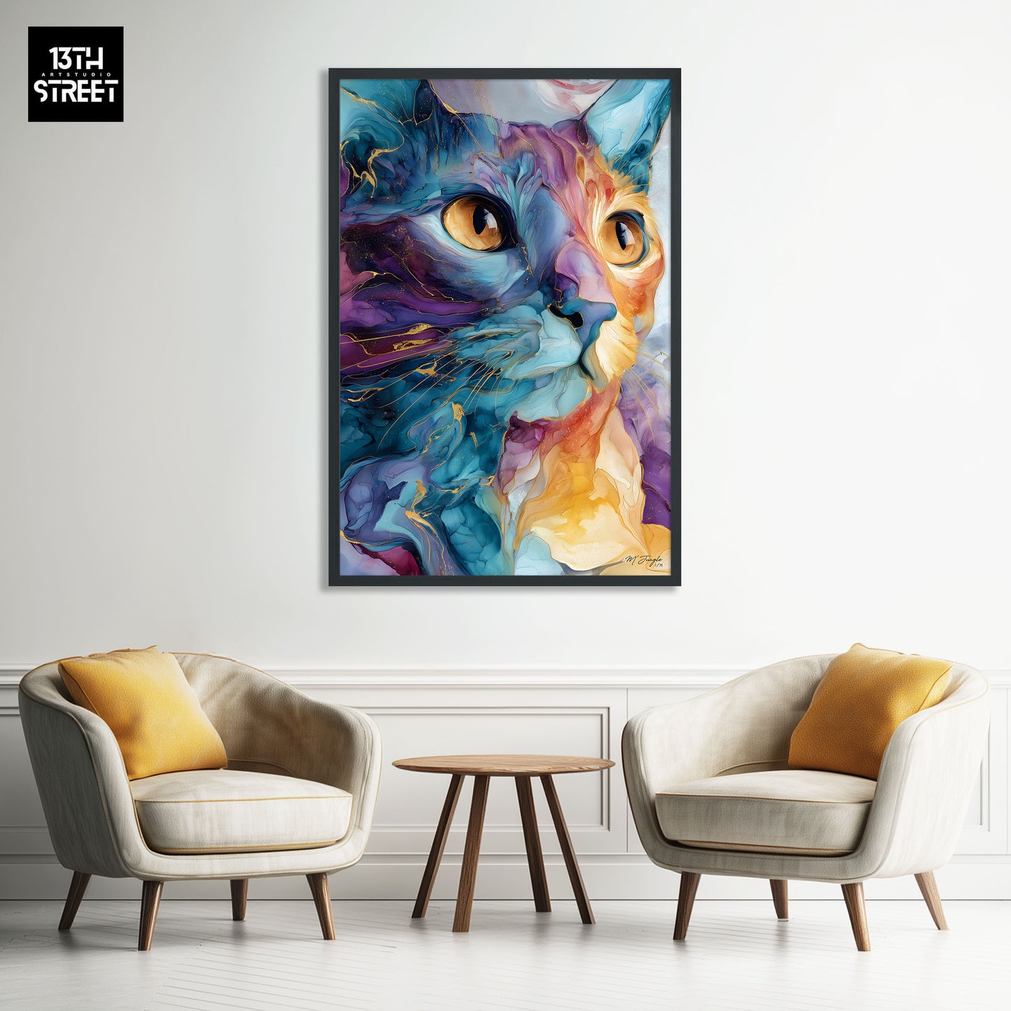 Miss Jungle - Équilibre intérieur - Toile 40x60x2cm