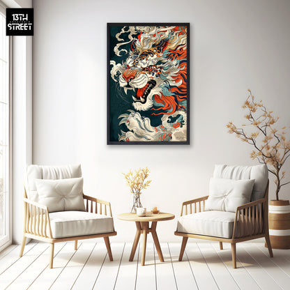 Miss Jungle - Fier Noblewoman of the East - Canvas 40x60x2cm