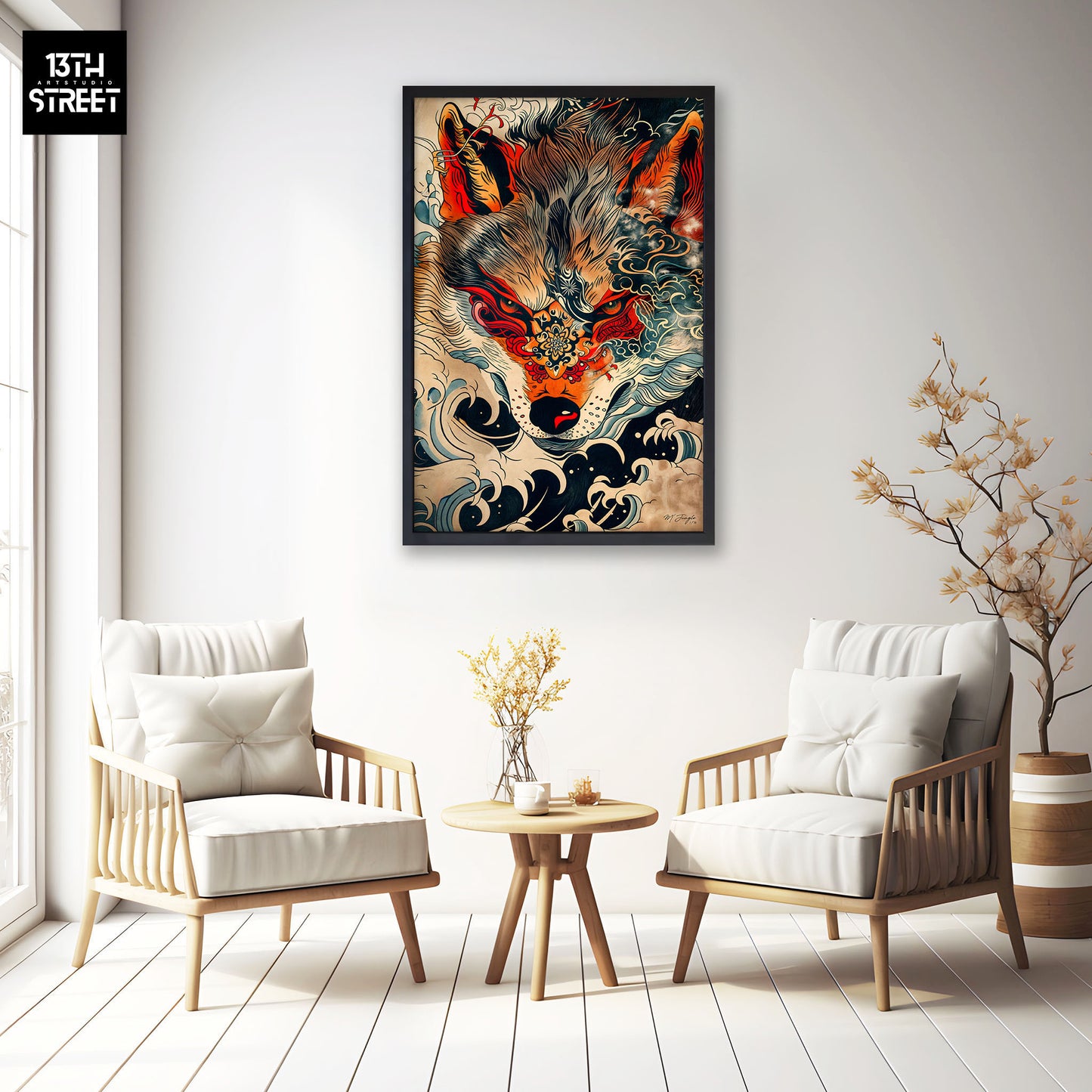 Miss Jungle - Oriental Hunter - Canvas 40x60x2cm