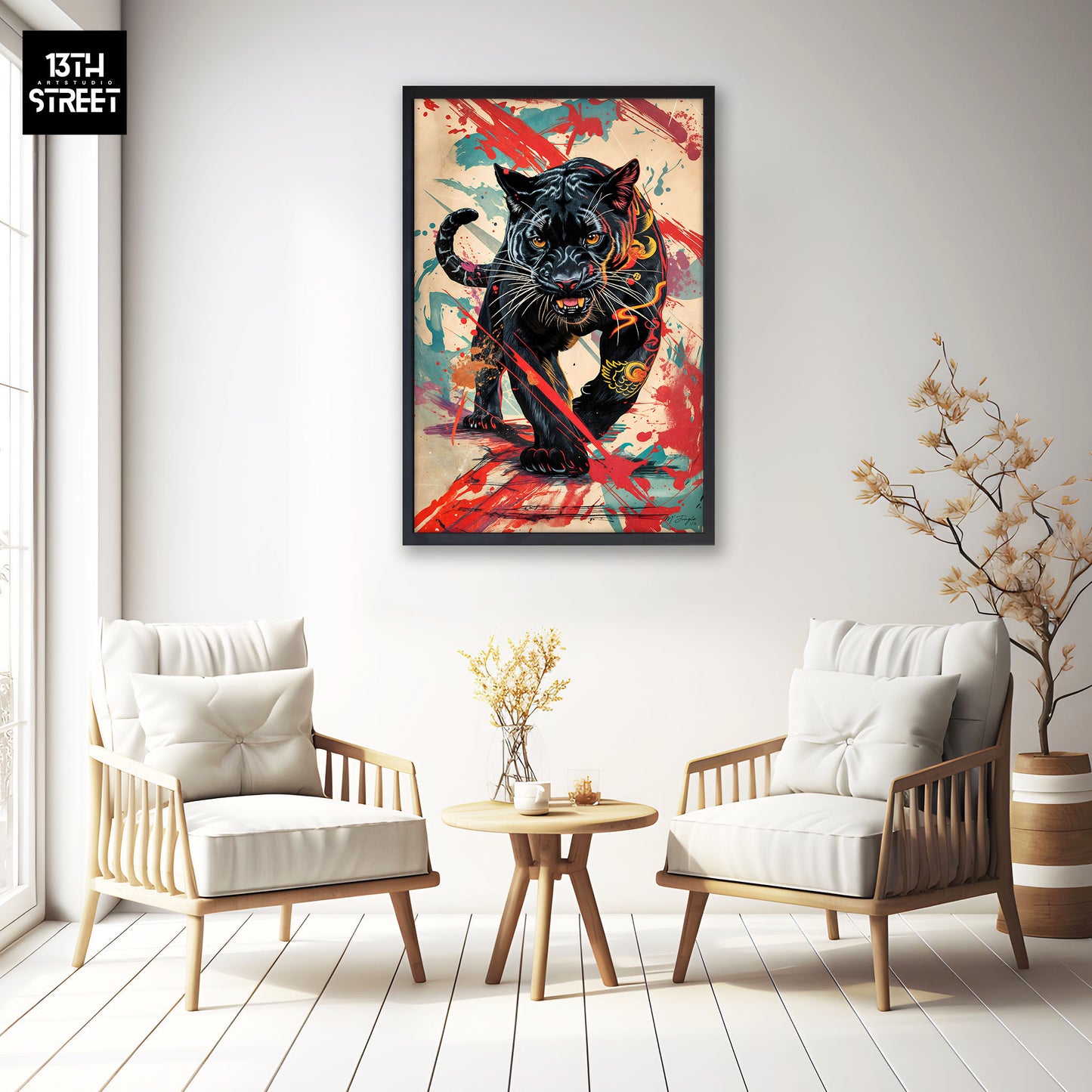 Miss Jungle - Obscure de l'Orient - Leinwand 40x60x2cm