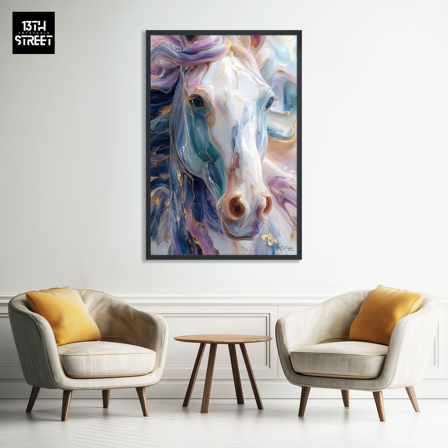 Miss Jungle - Énergie Fluide - Toile 40x60x2cm