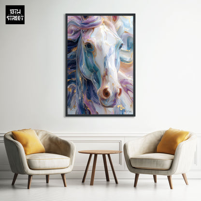 Miss Jungle - Énergie Fluide - Toile 40x60x2cm