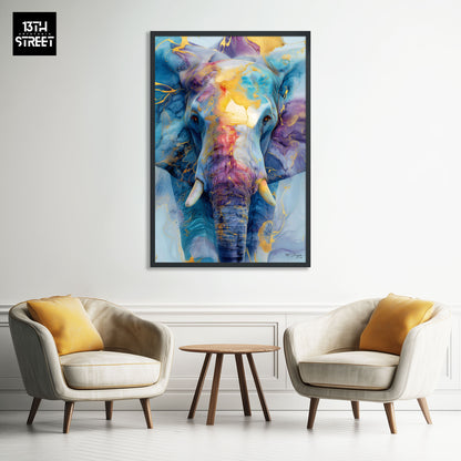 Miss Jungle - Énergie primaire - Toile 40x60x2cm