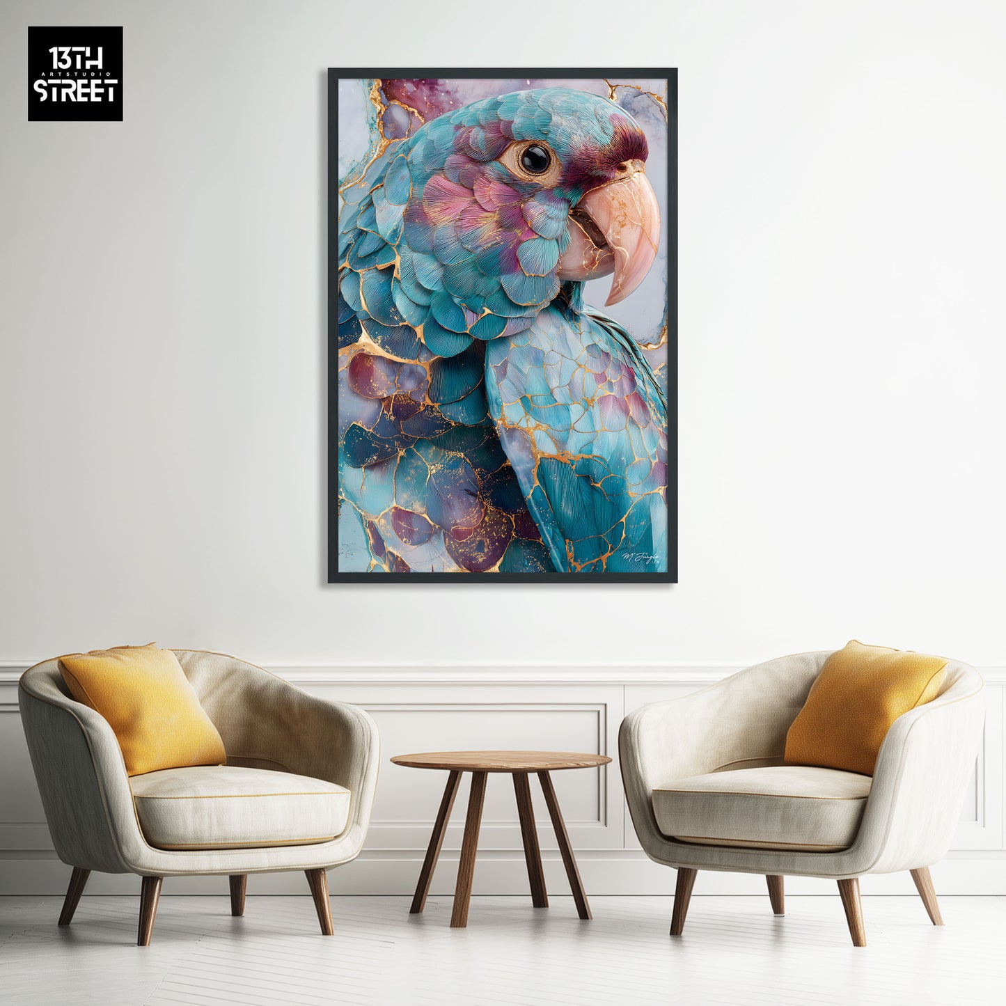 Miss Jungle - Voix des couleurs - Toile 40x60x2cm