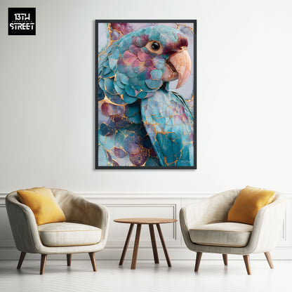 Miss Jungle - Voix des couleurs - Toile 40x60x2cm