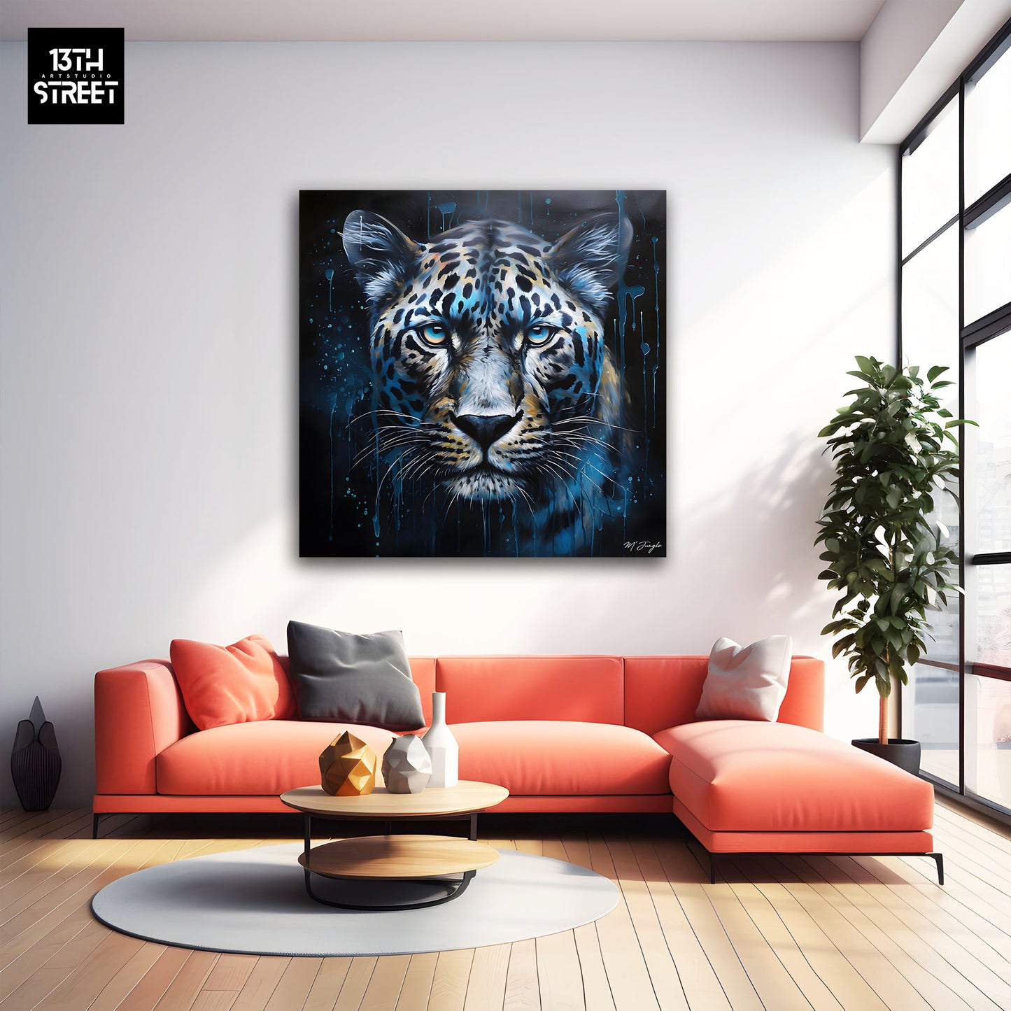 Miss Jungle - Night Hunt - Canvas