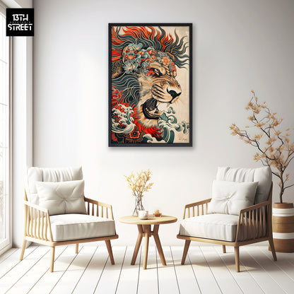 Miss Jungle - Majesty of the Levant - Canvas 40x60x2cm