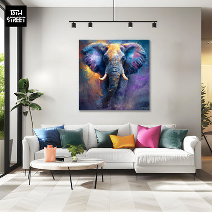 Miss Jungle - Géant de douceur - Toile