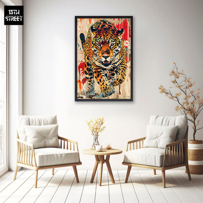 Miss Jungle - Temple Guardian - Canvas 40x60x2cm