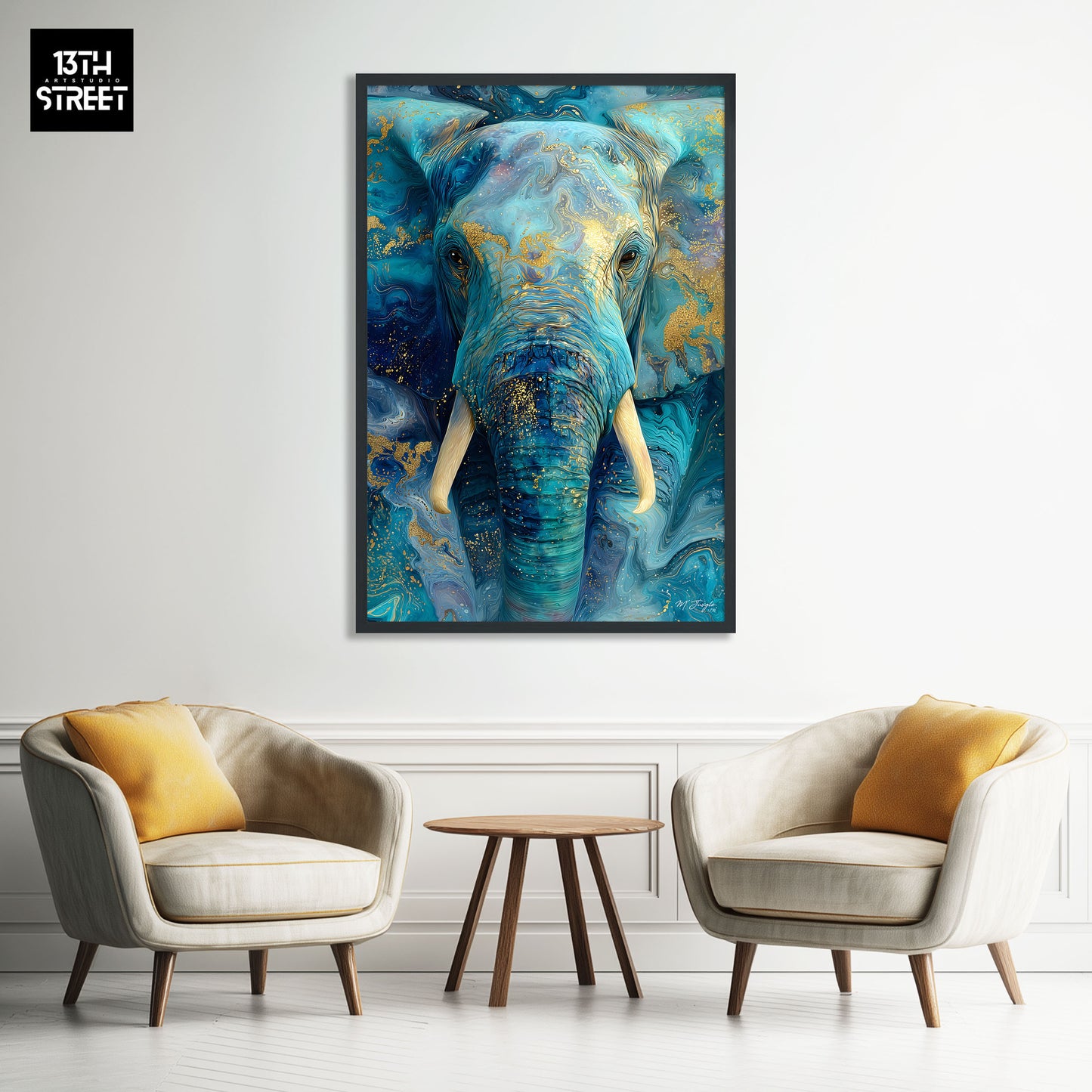 Miss Jungle - Puissance calme - Toile 40x60x2cm