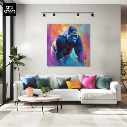 Miss Jungle - Maître penseur - Toile