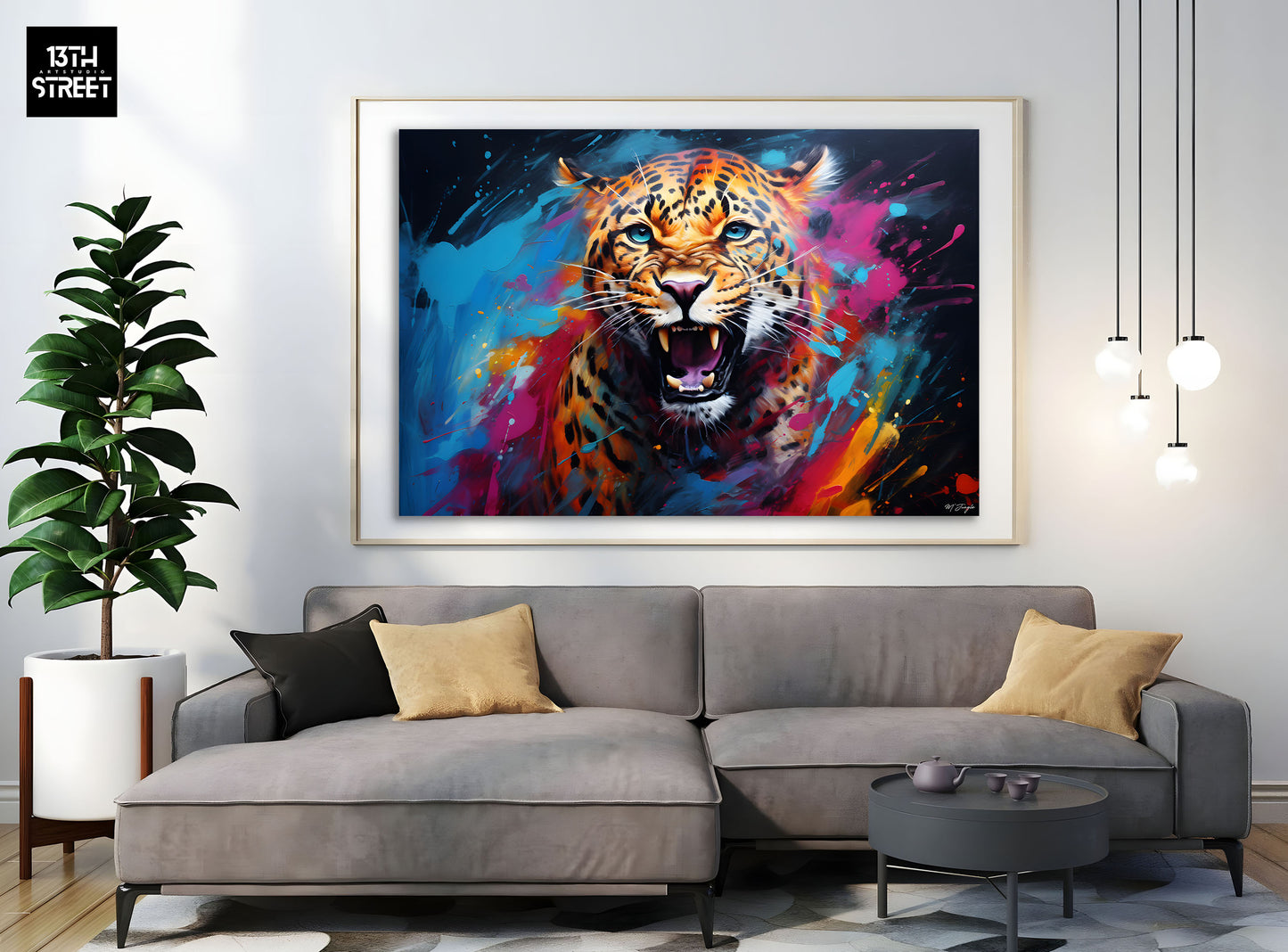 Miss Jungle - Feline Youth - Canvas