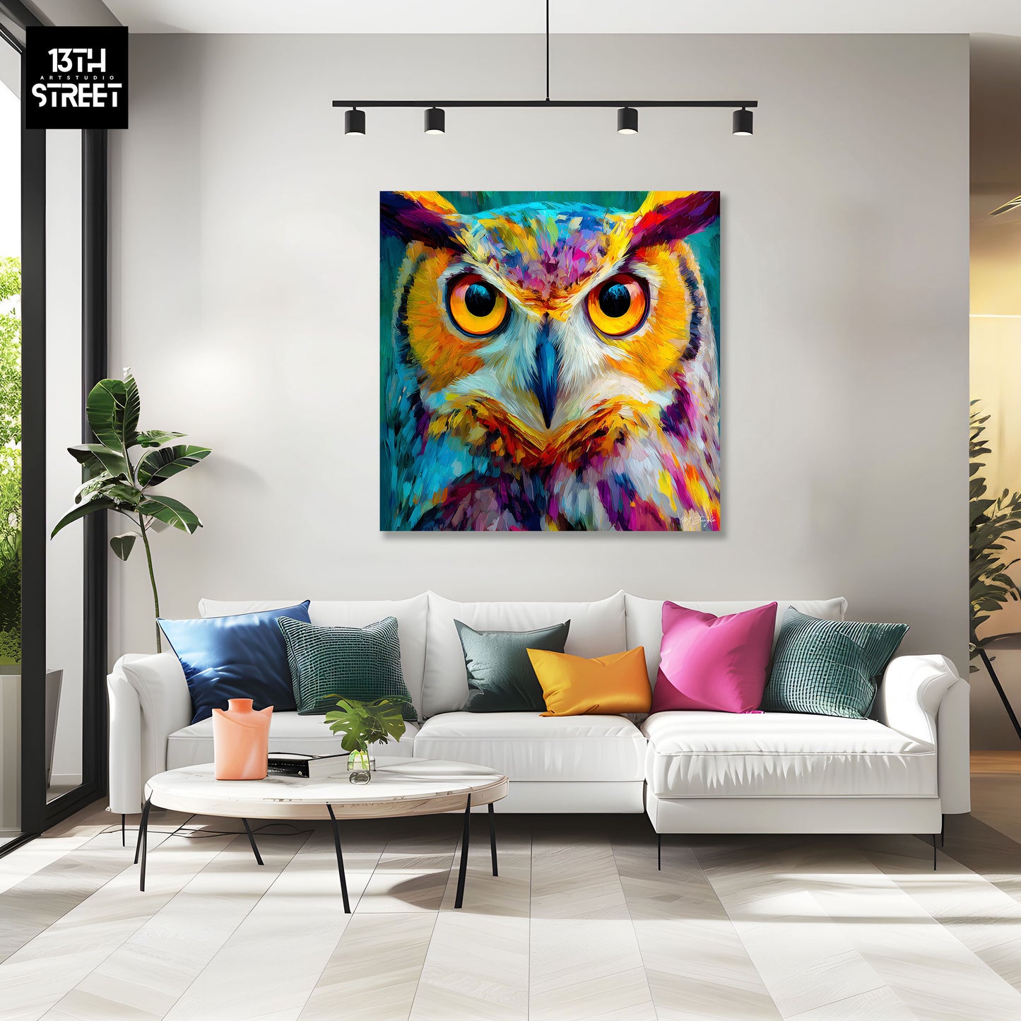 Miss Jungle - Sagesse chromatique - Toile