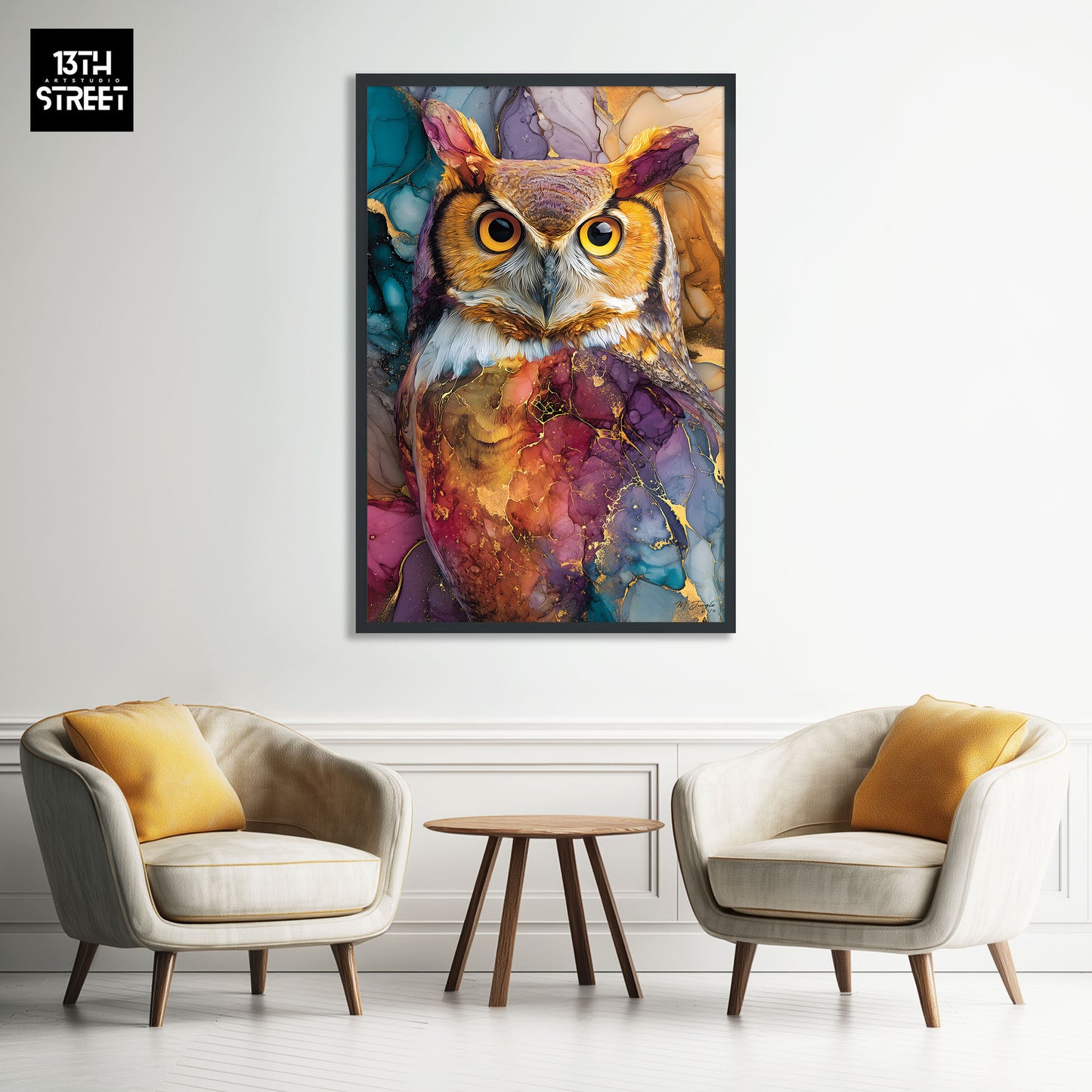 Miss Jungle - Gardien du secret - Toile 40x60x2cm