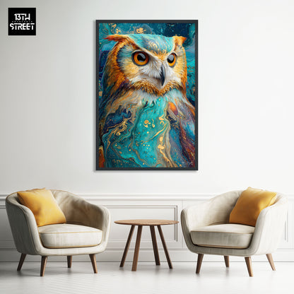 Miss Jungle - L’œil du silence - Toile 40x60x2cm