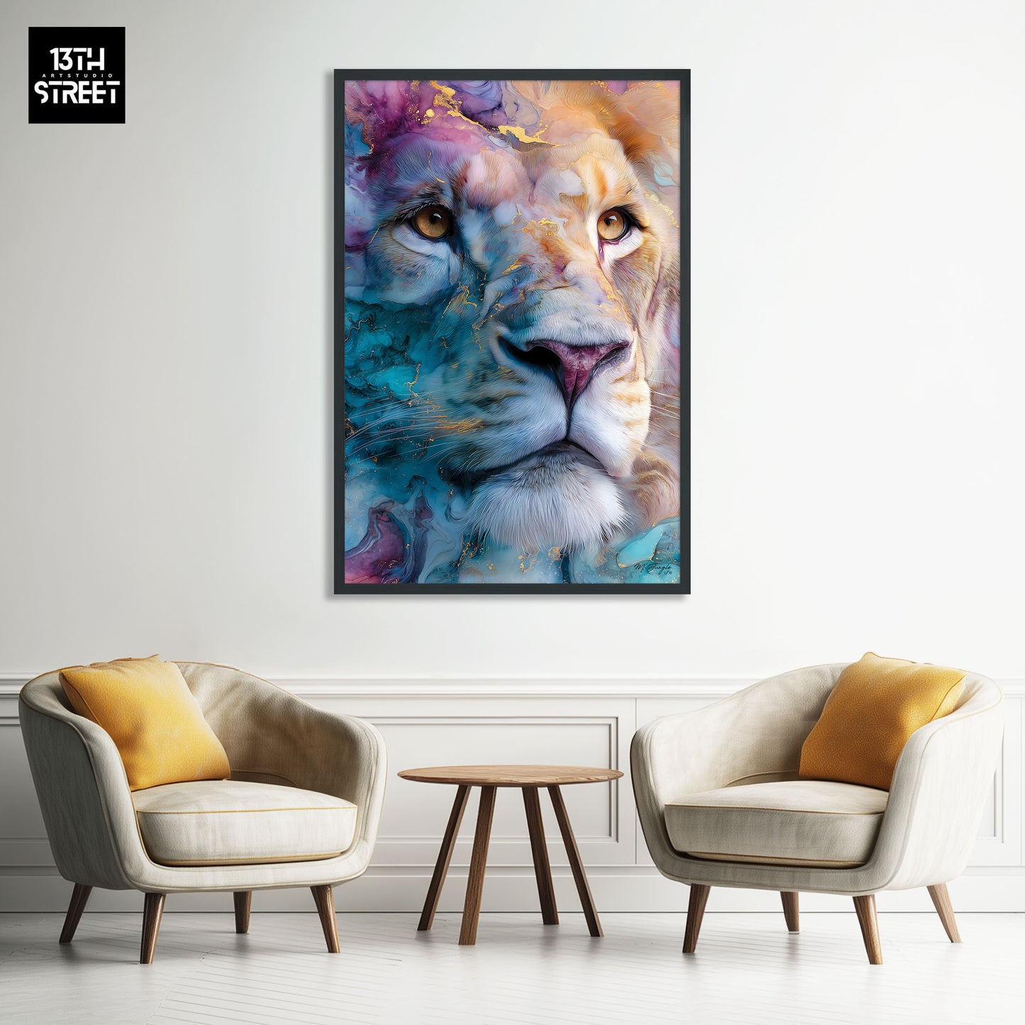 Miss Jungle - Rayonnement naturel - Toile 40x60x2cm