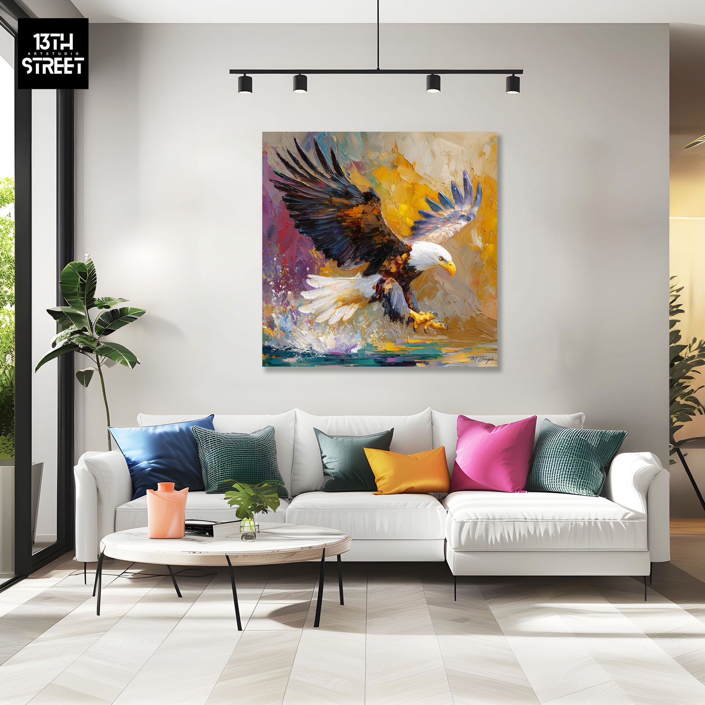 Miss Jungle - Au-dessus du monde - Toile