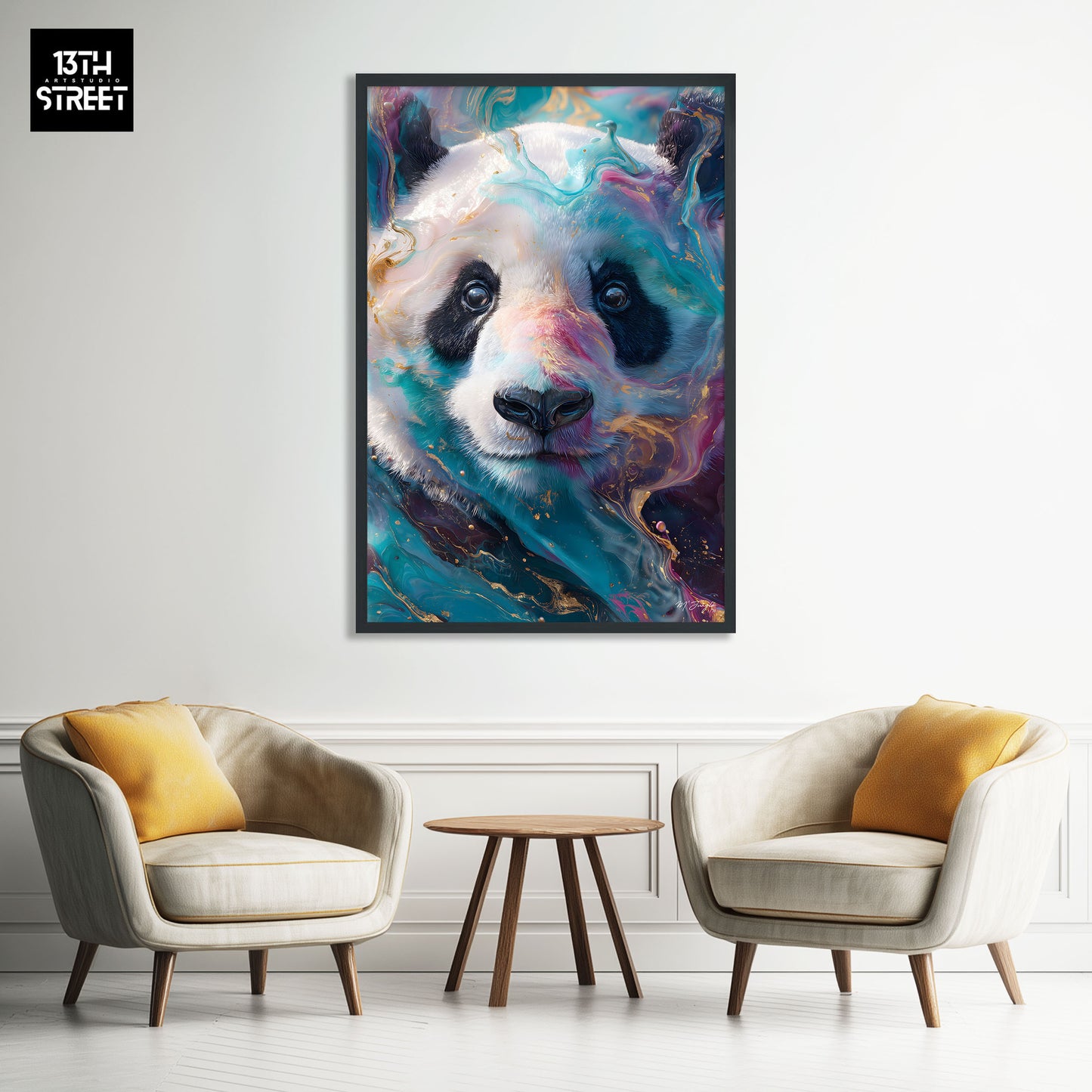 Miss Jungle - Paix expressive - Toile 40x60x2cm