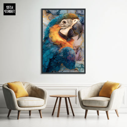 Miss Jungle - Rythme tropical - Toile 40x60x2cm