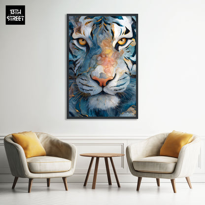 Miss Jungle - Intensité pure - Toile 40x60x2cm