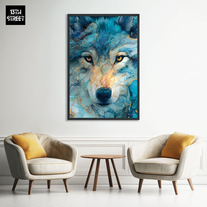 Miss Jungle - Sagesse silencieuse - Toile 40x60x2cm