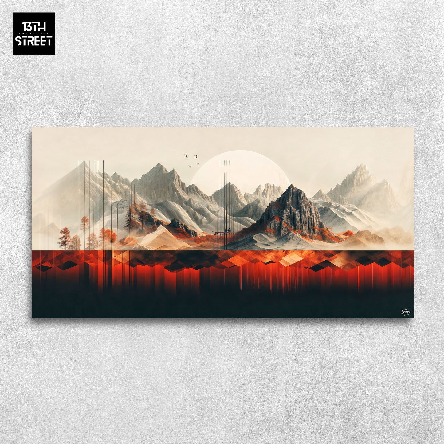 Mody - Peaceful Dawn - Canvas