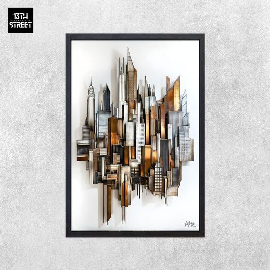 Mody - Instinct Vertical - Toile 40x60x2cm