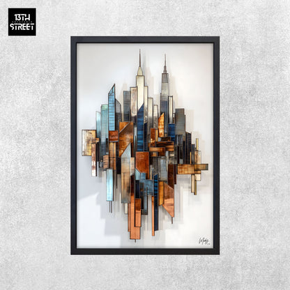 Mody - Éclat Minéral - Toile 40x60x2cm