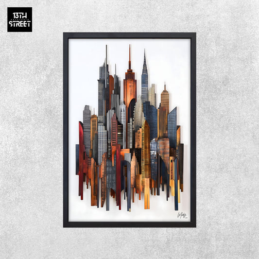 Mody - Profondeur Moderne - Toile 40x60x2cm