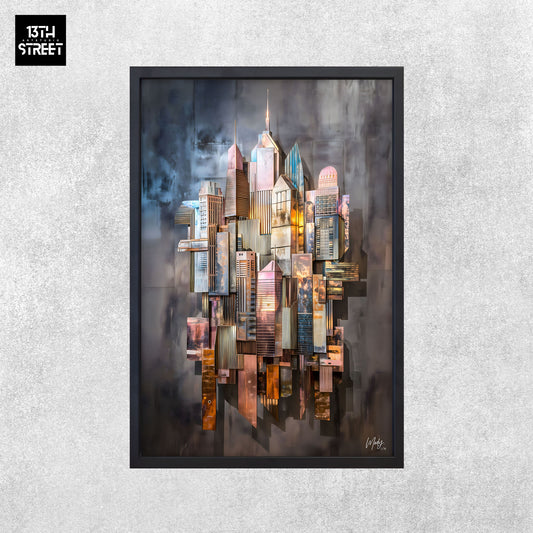 Mody - Ville Opale - Toile 40x60x2cm