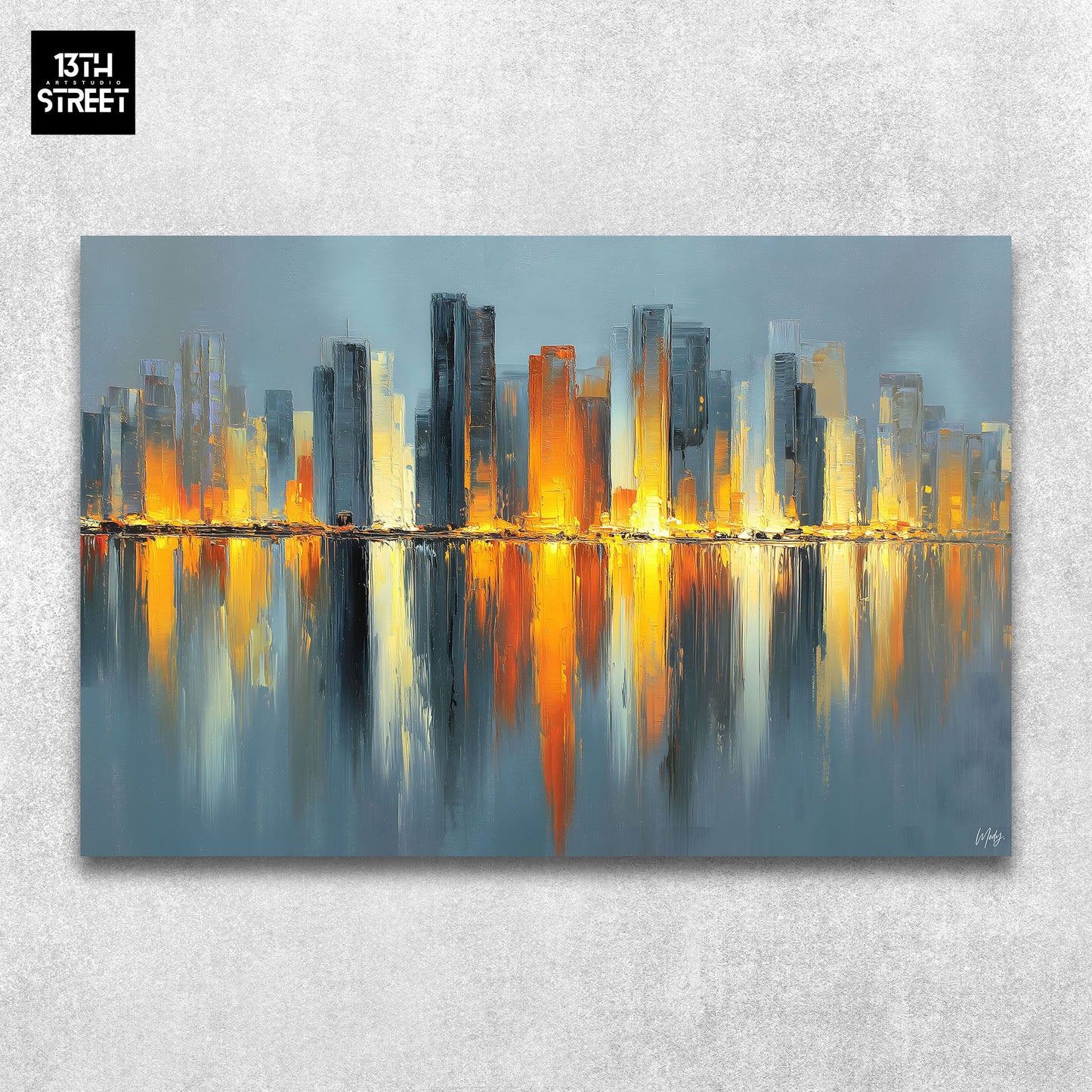 Mody - Horizon Liquide - Toile