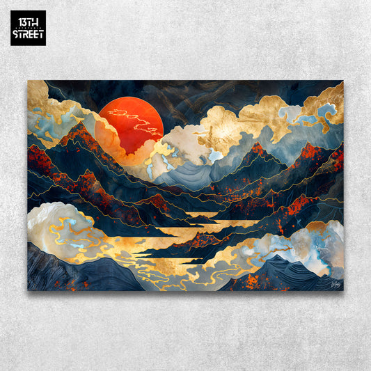 Mody - Celestial Mountains - Canvas