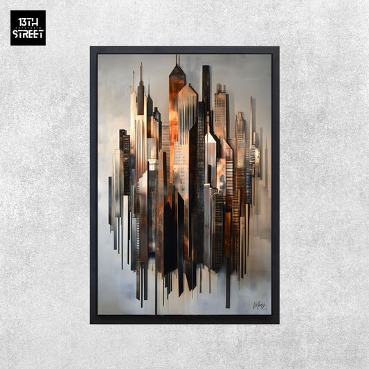 Mody - Bronze Citadin - Toile 40x60x2cm