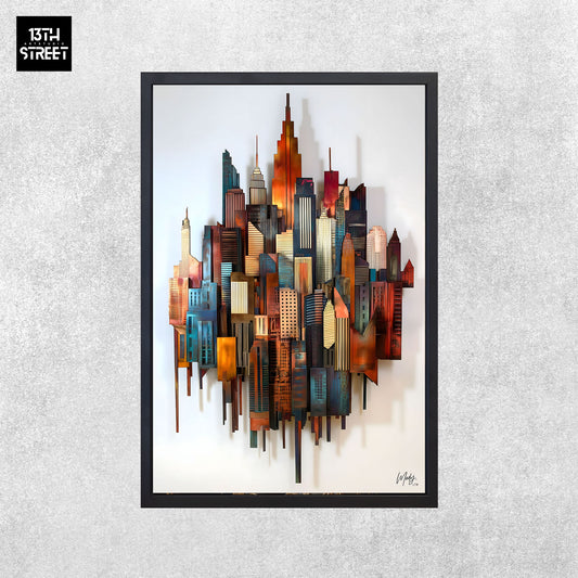 Mody - Chaleur Brute - Toile 40x60x2cm