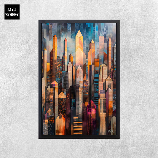 Mody - Résonance Chromique - Toile 40x60x2cm