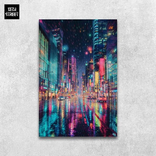 Mody – Urban Neon Energy – Leinwand