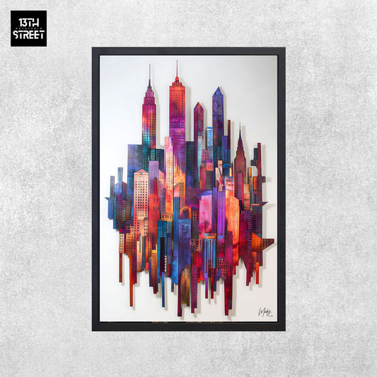 Mody - Mémoire Industrielle - Toile 40x60x2cm