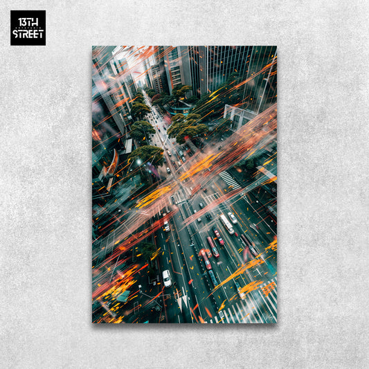 Mody - Pulsating City - Canvas