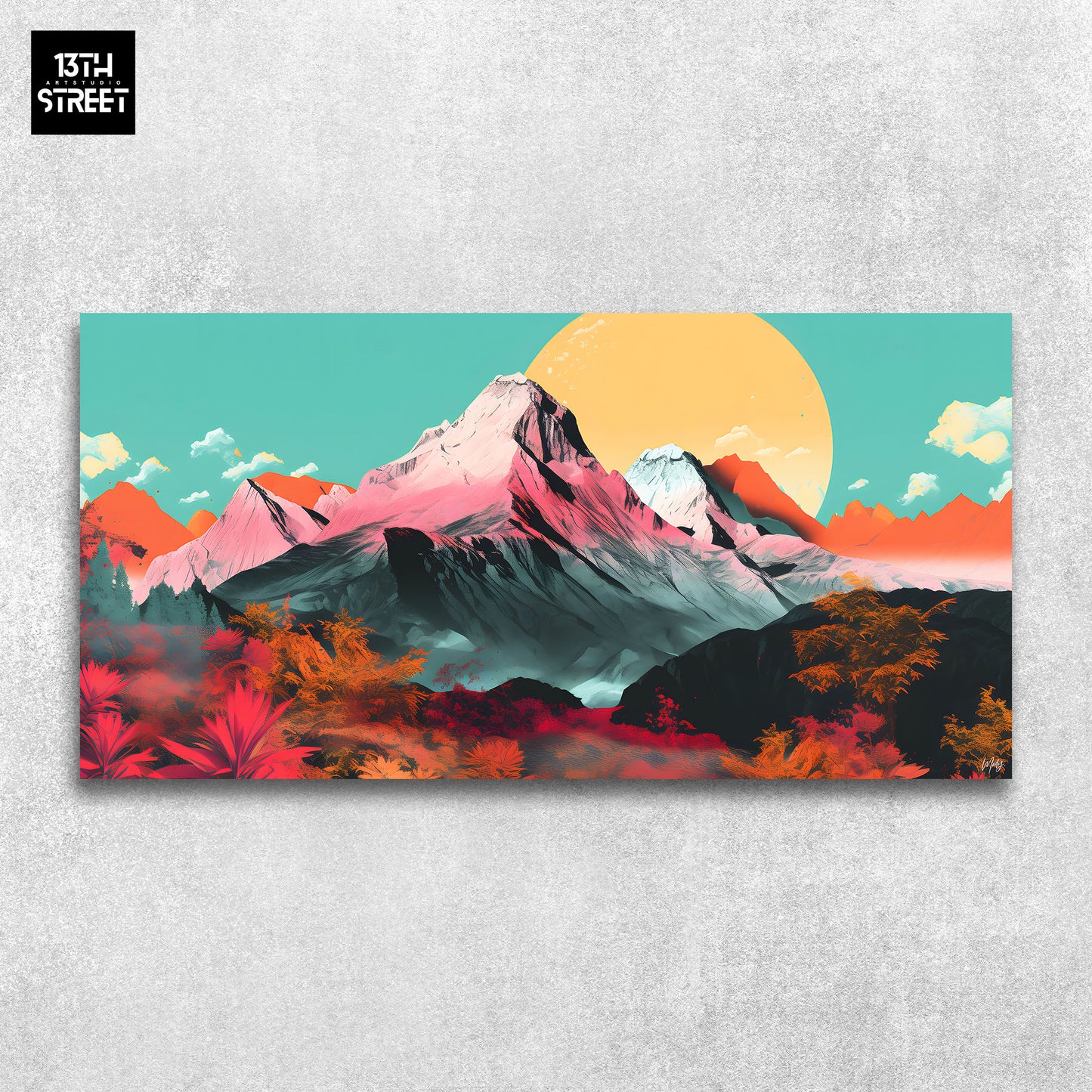 Mody - Chromatic Mountain - Canvas