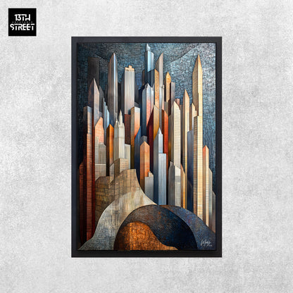 Mody - Héritage Minéral - Toile 40x60x2cm