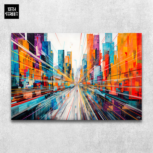 Mody - Lights in the Metropolis - Canvas